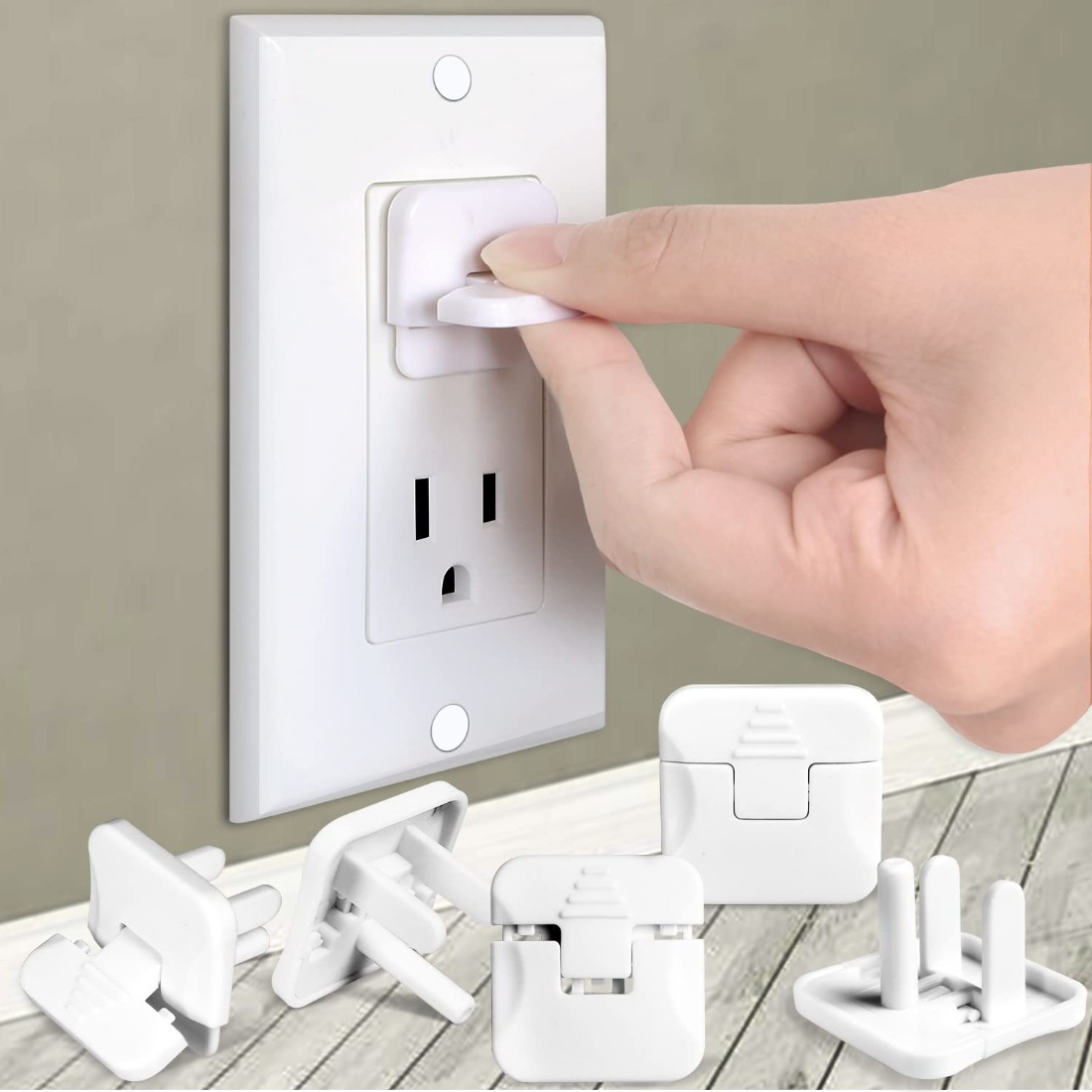 38 Pcs White Plastic Childproo - đánh giá và giá Outlet Cover Baby