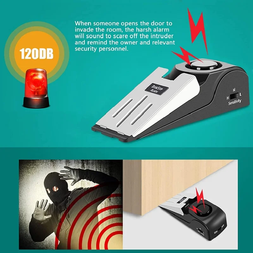120db Wireless Door Stop Stopp - đánh giá và giá Door Stop Alarm