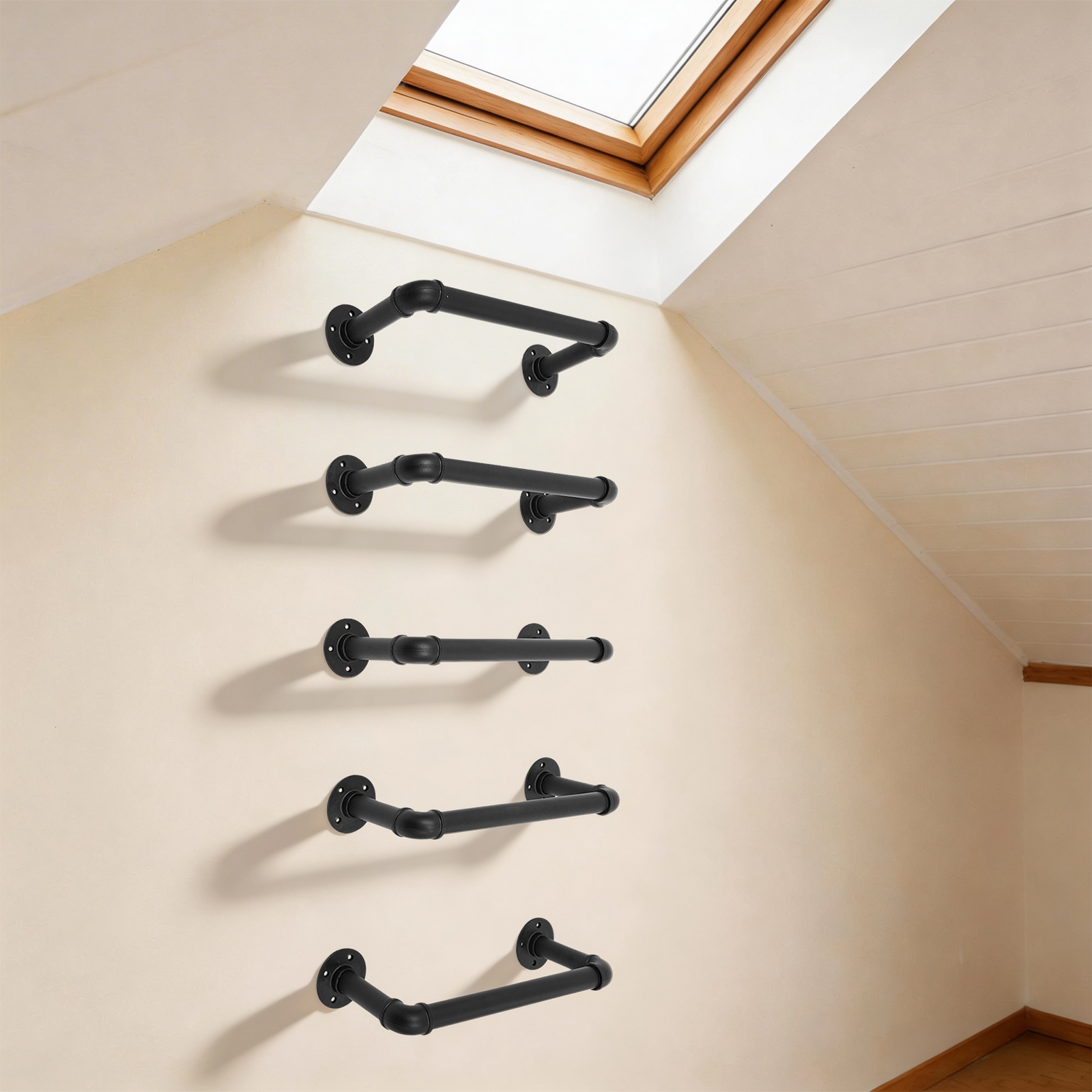 5 Pcs Wall Mounted Emergency E - đánh giá và giá Fire Escape Ladder