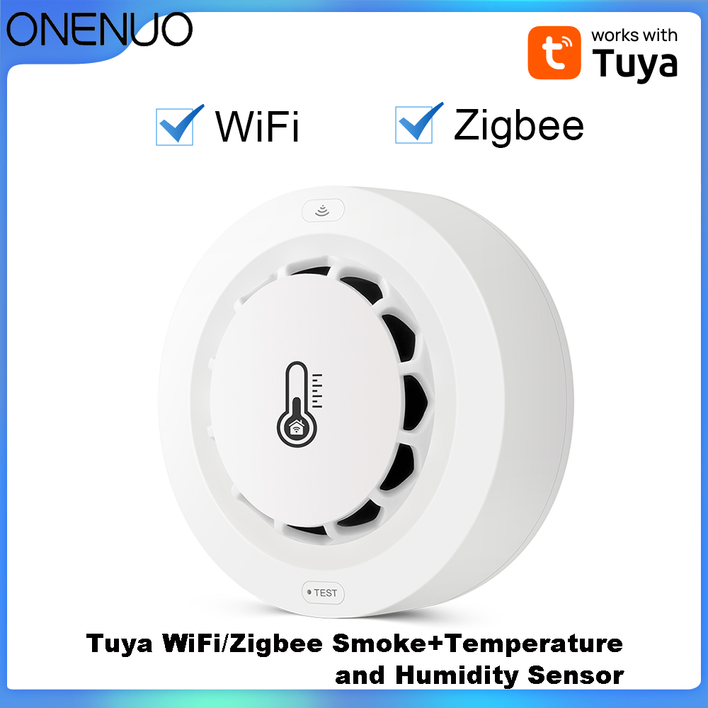 Tuya WiFi or Zigbee Smoke Dete - đánh giá và giá Smoke Detector Interconnected