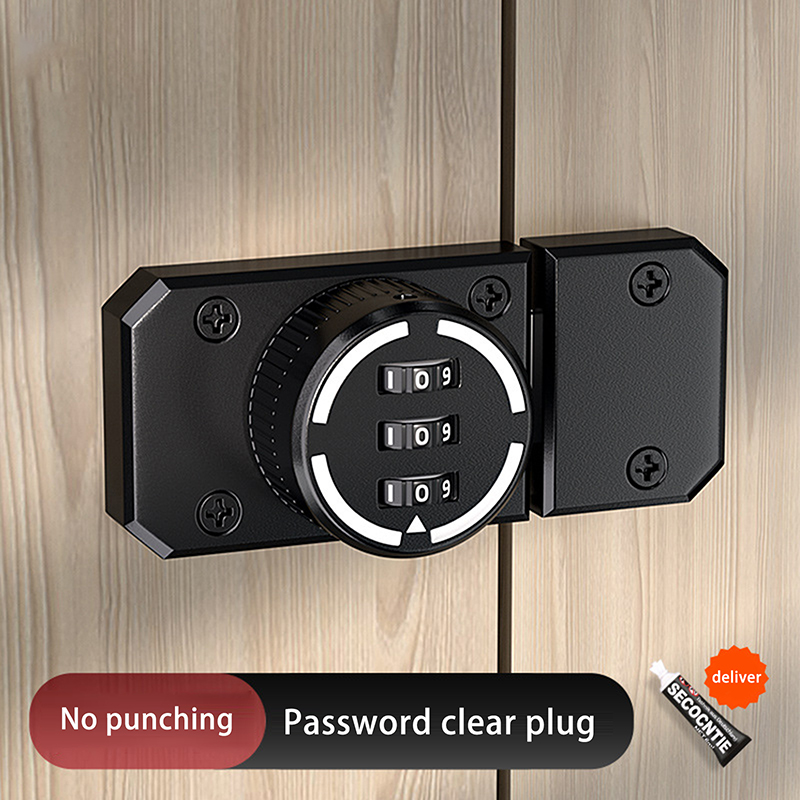 1 Set No-Punch Combination Doo - đánh giá và giá Medicine Cabinet Lock