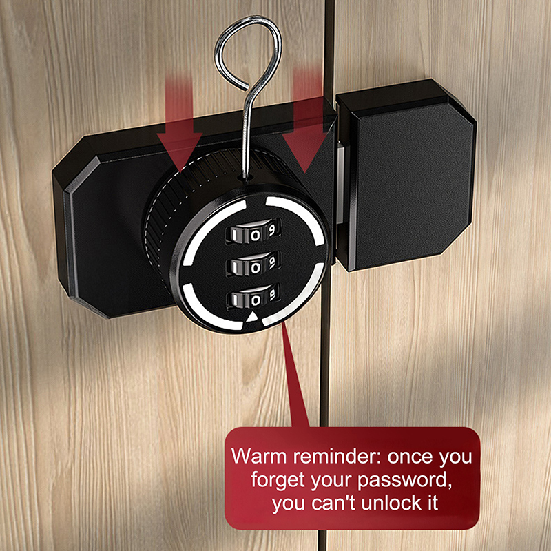 1 Set No-Punch Combination Doo - đánh giá và giá Medicine Cabinet Lock