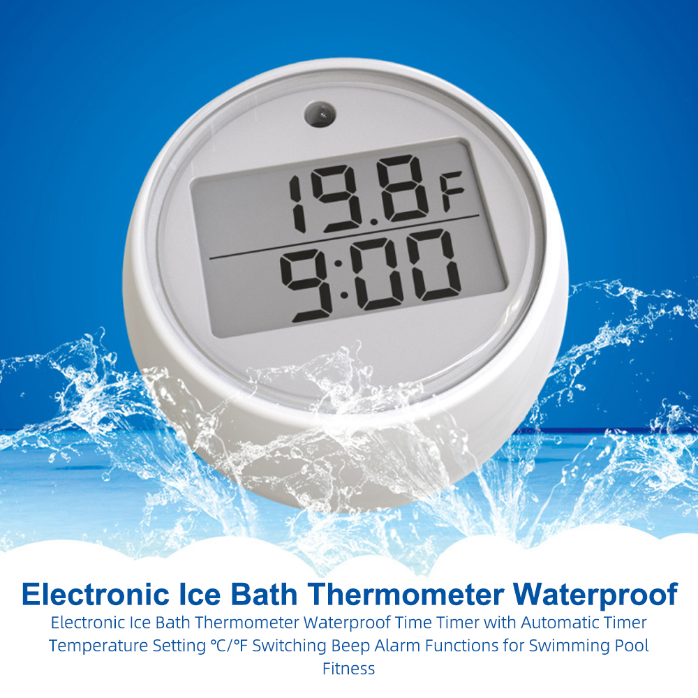 1PC Ice Bath Thermometer with  - đánh giá và giá Pool Alarm Float
