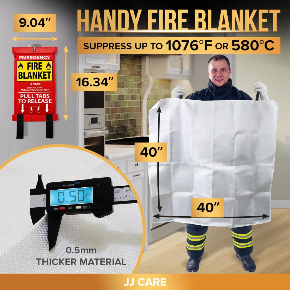 Fire Blanket – 10 Packs with H - đánh giá và giá Fire Blanket Kitchen