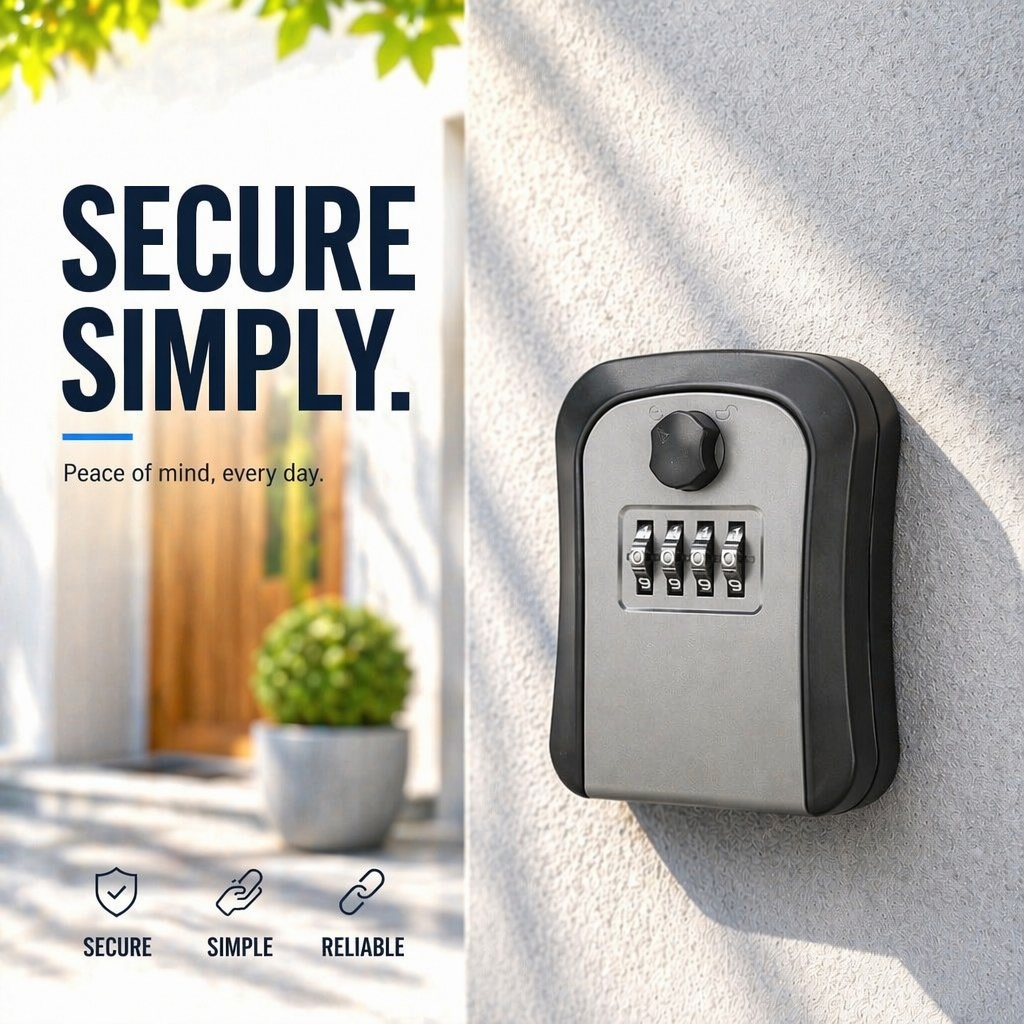 Key Lock Box Wall Mount Lockbo - đánh giá và giá Lockbox Key Secure
