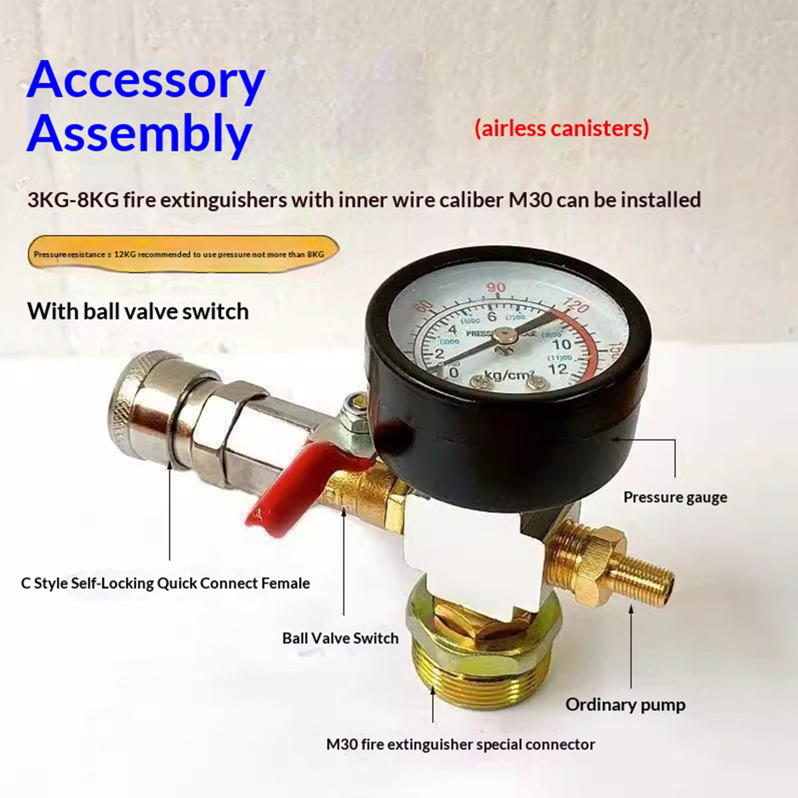 Small Air Tank Pressures Adapt - đánh giá và giá Fire Extinguisher Small