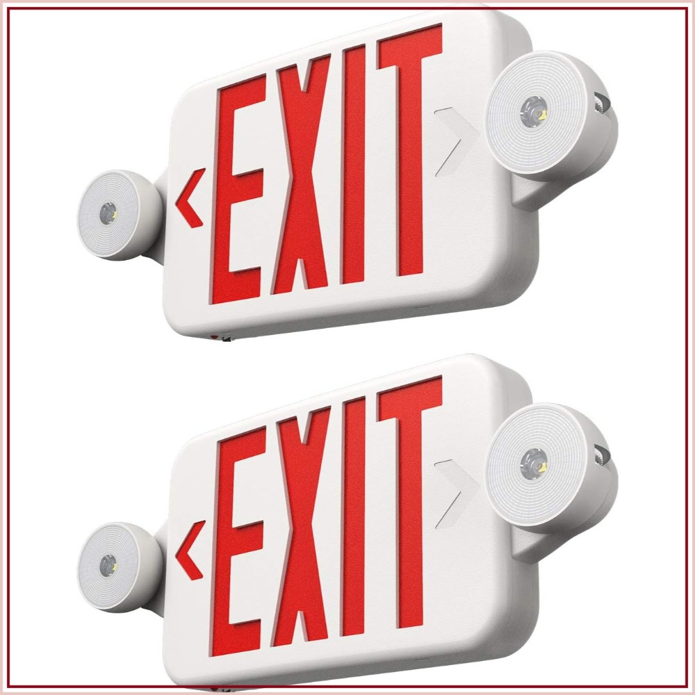 2 Pack Exit Sign with Emergenc - đánh giá và giá Emergency Exit Sign