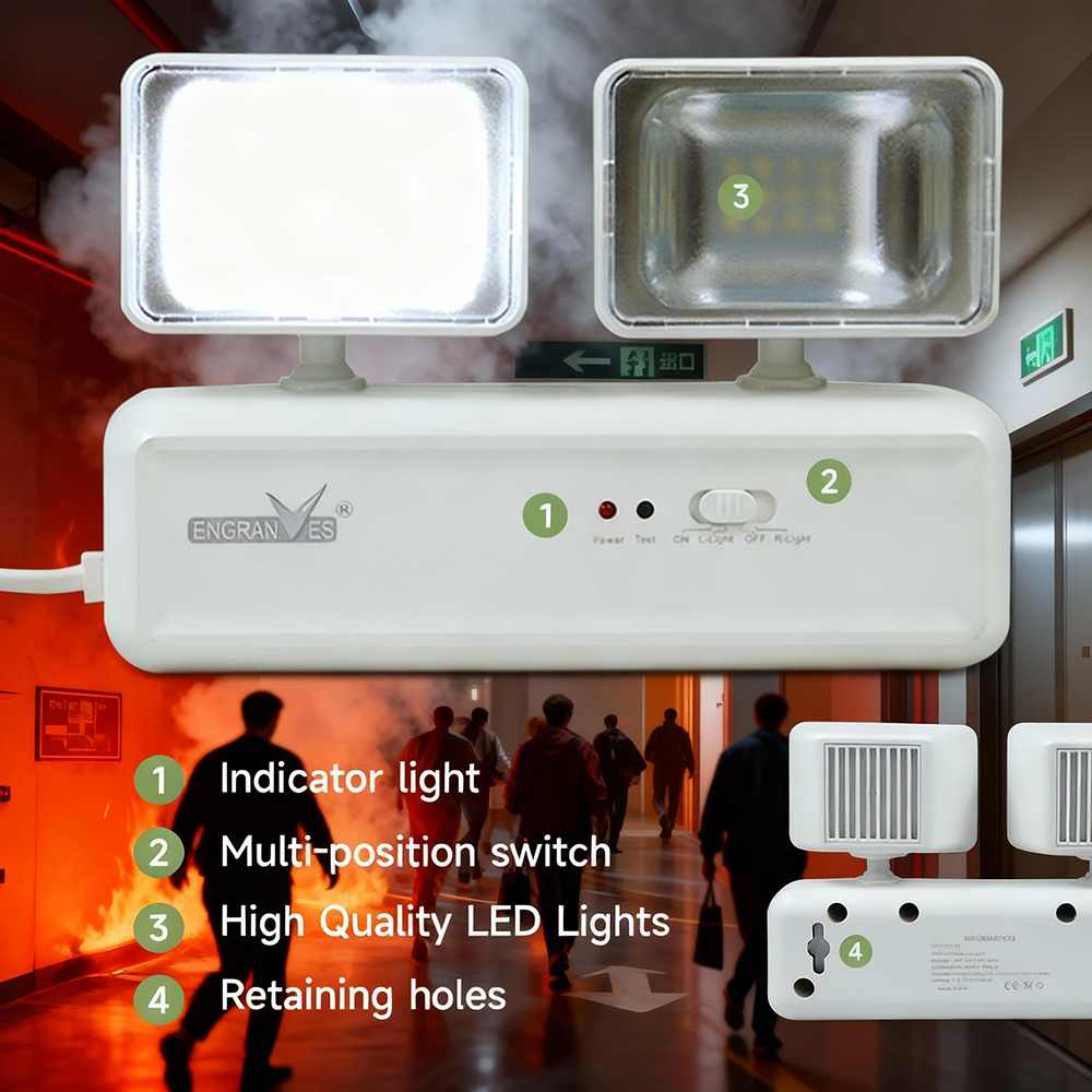 Emergency Exit Light LED Emerg - đánh giá và giá Power Outage Light