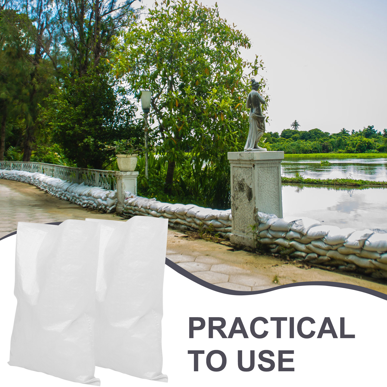 5Pcs Flood Barrier Bags Heavy  - đánh giá và giá Flood Barrier Bag