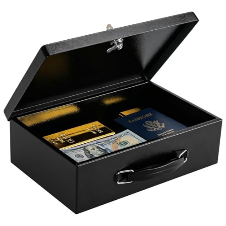Fireproof Document Box with Ke - đánh giá và giá Fire Safe Document
