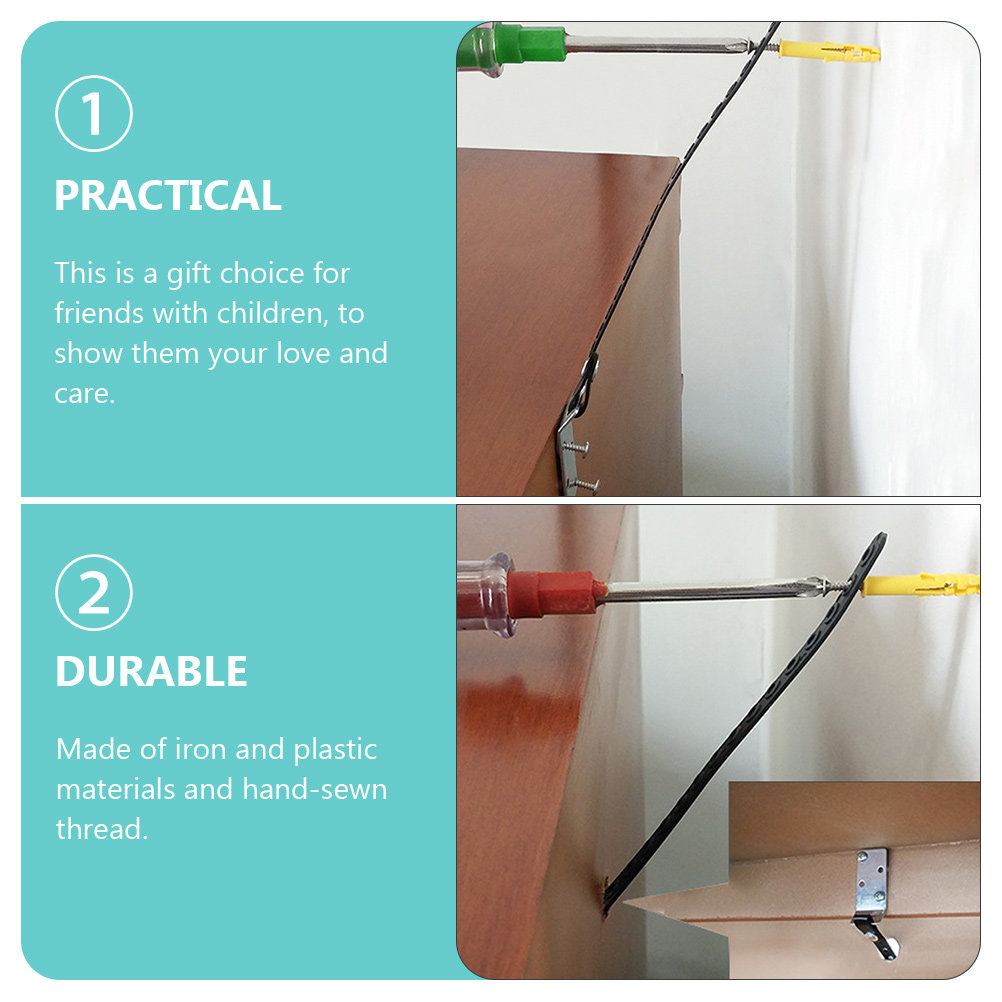 2pcs Anti Tip Earthquake Strap - đánh giá và giá Earthquake Anchor Strap