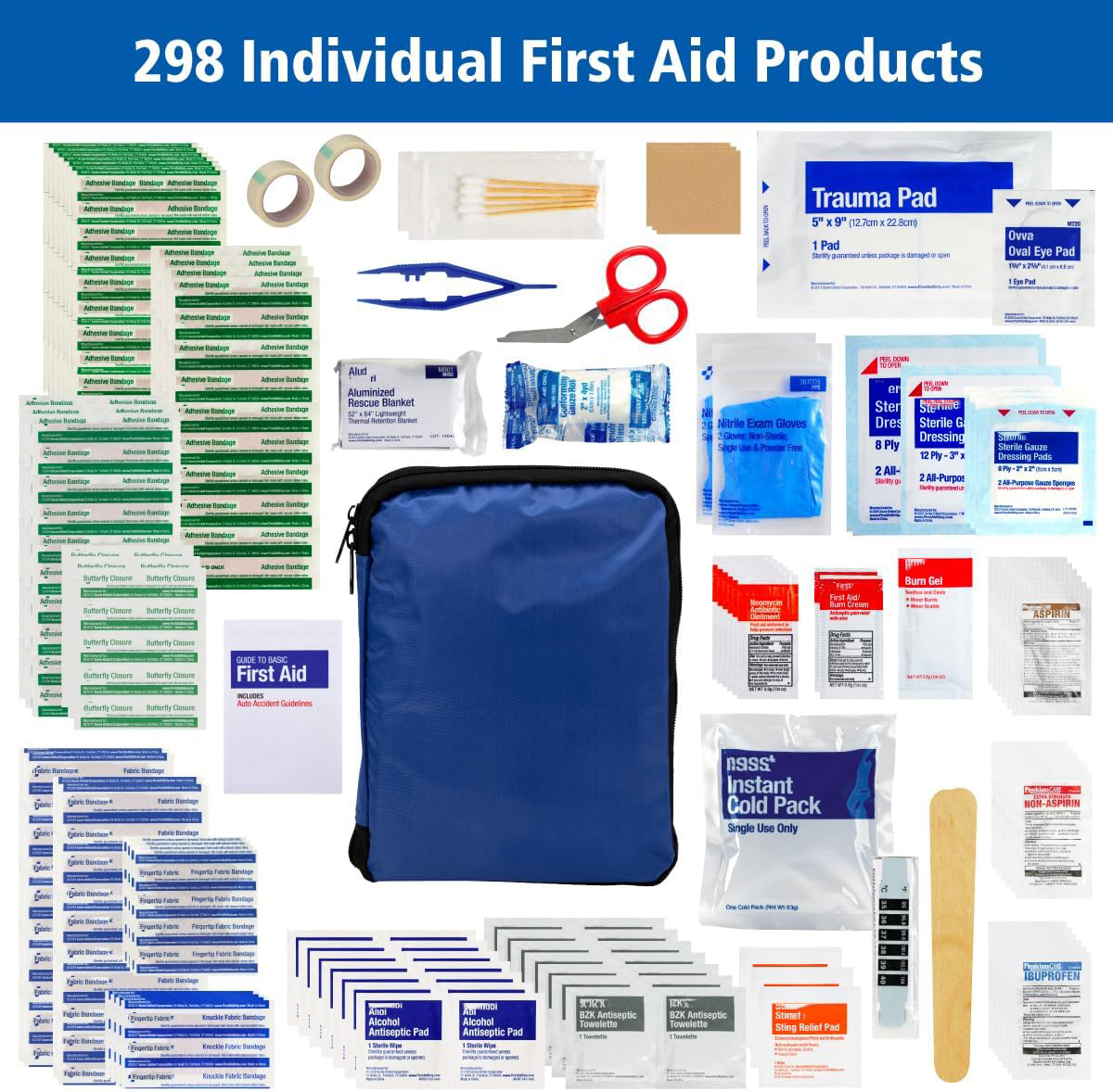 Kebon KB5029 298pcs Durable 60 - đánh giá và giá First Aid Bag Kit