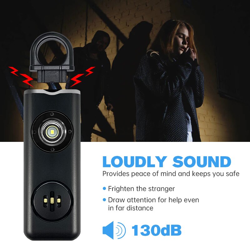 Women's 130dB Personal Safety  - đánh giá và giá Personal Alarm Keychain
