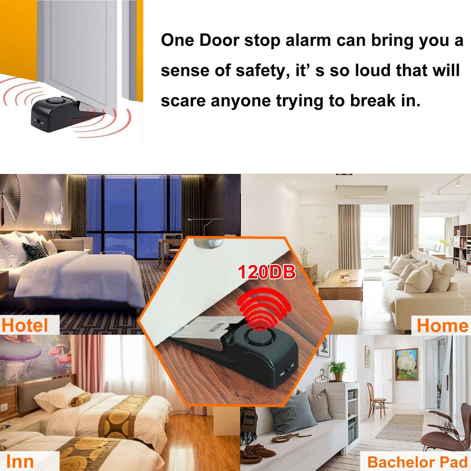 Upgraded Door Stopper Alarm Po - đánh giá và giá Door Stop Alarm