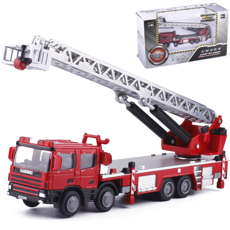 Alloy 1:50 ladder fire engine  - đánh giá và giá Fire Escape Ladder
