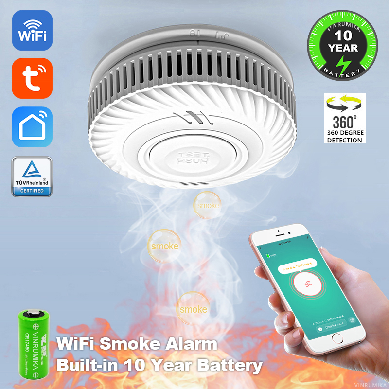 WiFi Tuya Smart Smoke Detector - đánh giá và giá Smoke Detector Interconnected