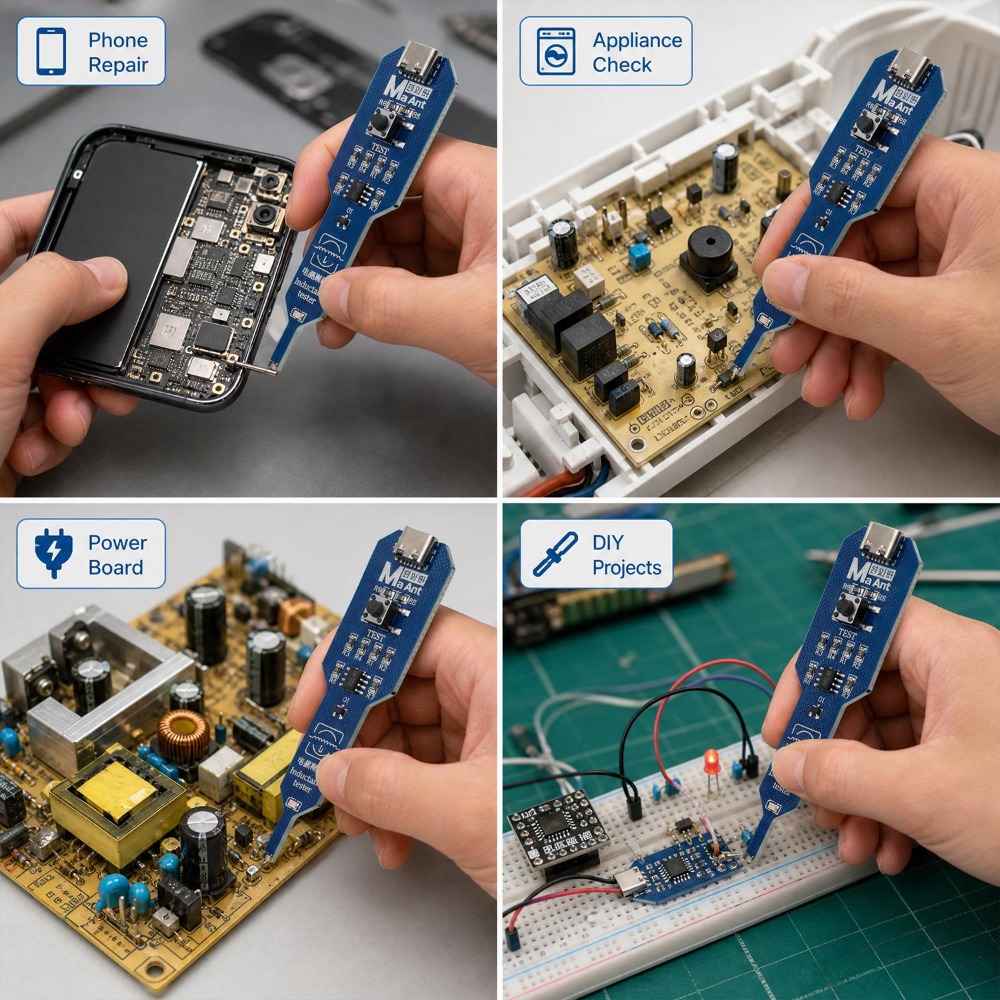 Inductance Tester Type-C/Batte - đánh giá và giá Co Detector Plug