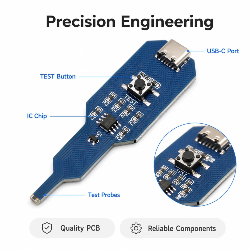 Inductance Tester Type-C/Batte - đánh giá và giá Co Detector Plug