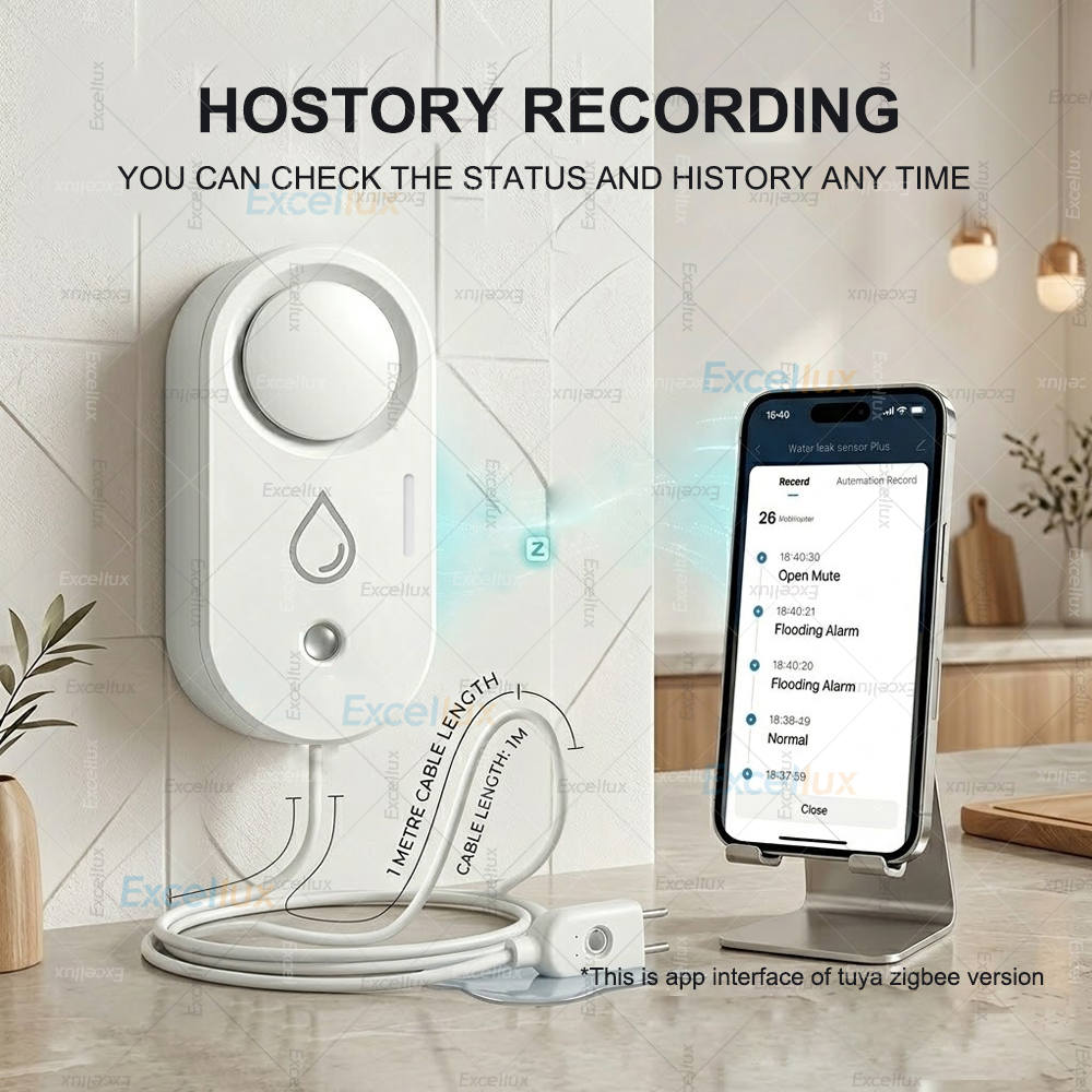 Smart Water Leak Sensor ZigBee - đánh giá và giá Water Alarm Sensor