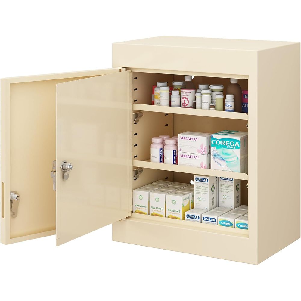 Double Door, Dual Key Lock Ste - đánh giá và giá Medicine Cabinet Lock