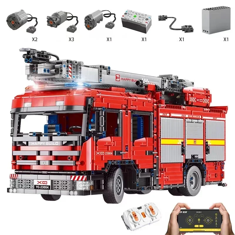 YC-23004 5133Pcs APP Car Model - đánh giá và giá Fire Escape Ladder
