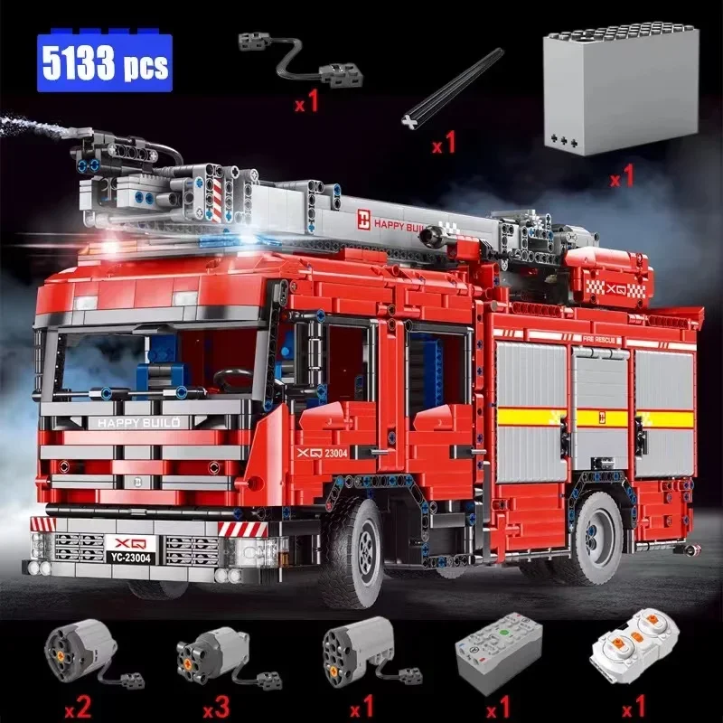 YC-23004 5133Pcs APP Car Model - đánh giá và giá Fire Escape Ladder
