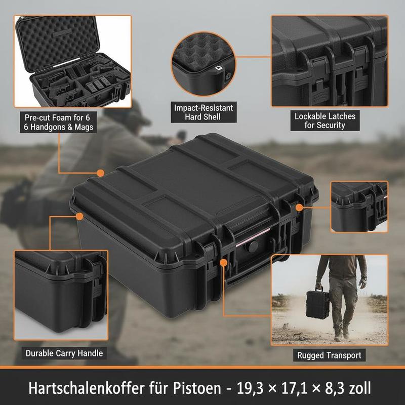 Gun Storage Box 15 x 12 x 10 I - đánh giá và giá Lockbox Key Secure