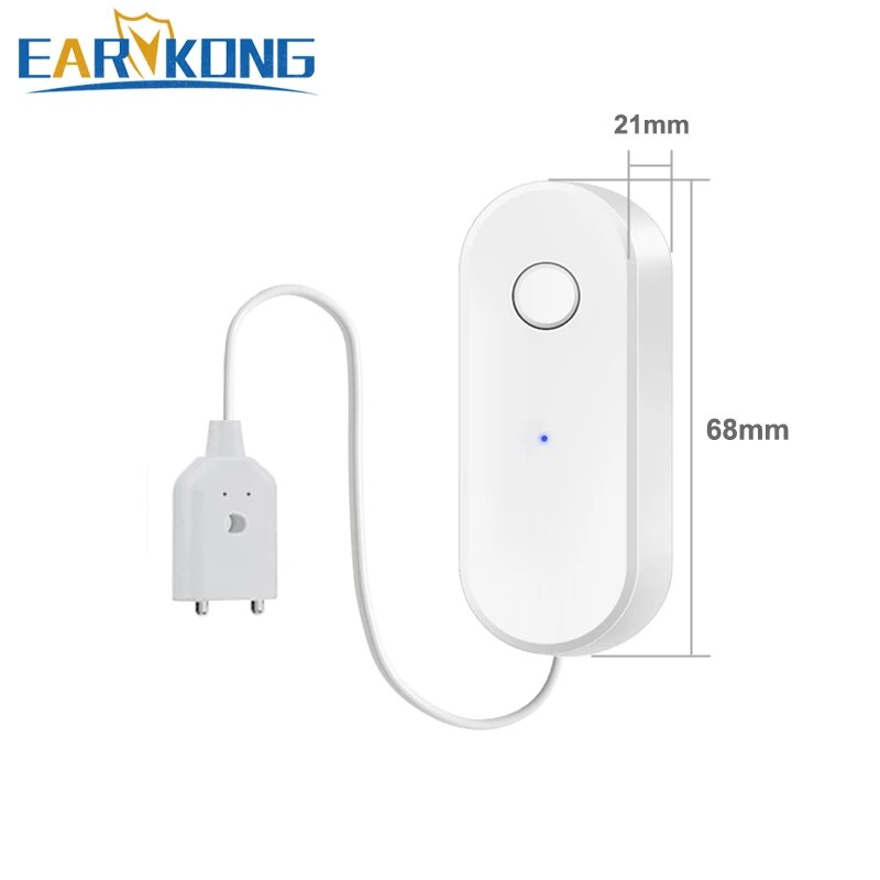 Tuya WiFi Smart Water Leak Sen - đánh giá và giá Water Alarm Sensor