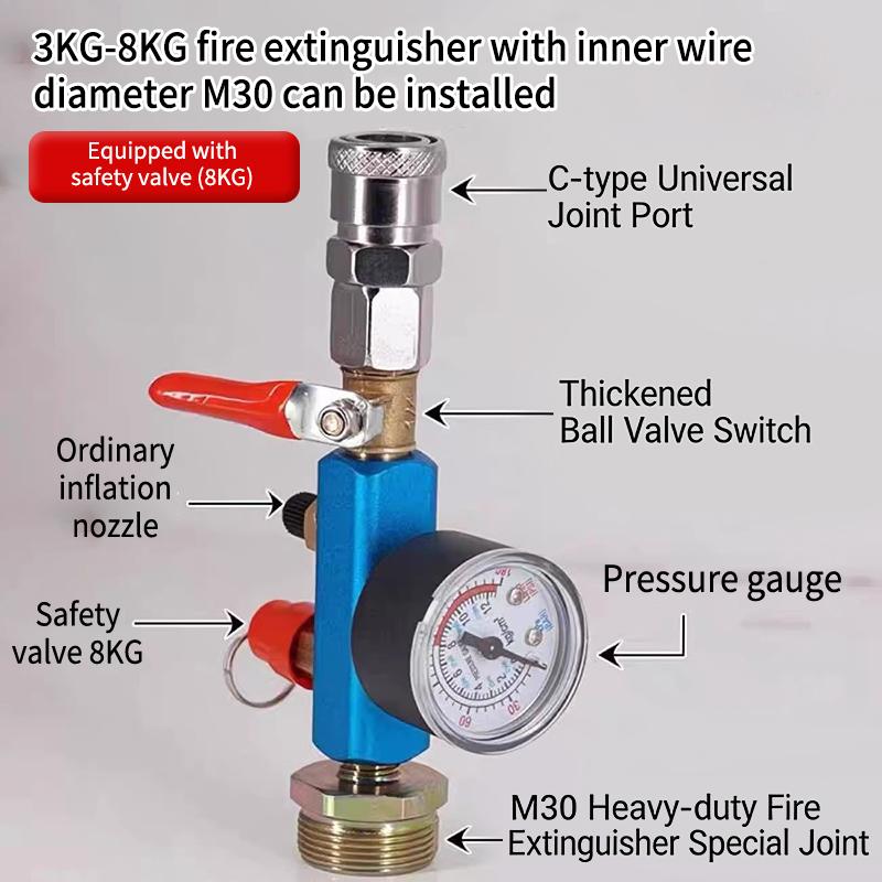 Small Air Tank Pressure Adapte - đánh giá và giá Fire Extinguisher Small