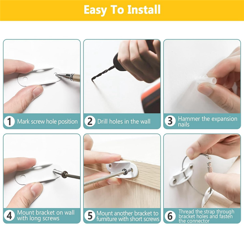 Furniture Anchors For Baby Pro - đánh giá và giá Earthquake Anchor Strap
